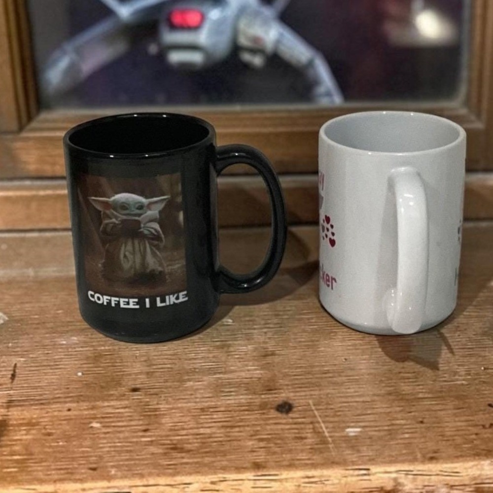 Star Wars Baby Yoda‎ "Coffee I Like" & "Not Today" Coffee Cups, Set of 2